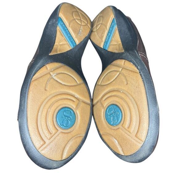 Hush Puppies Verse Leather Slip on Comfort Clog Shoe Size 6 - Picture 7 of 8